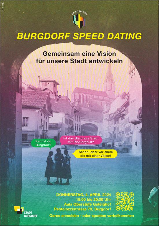 Burgdorfer Speed Dating, 4. April, Aula Oberstufe Gsteighof, Burgdorf