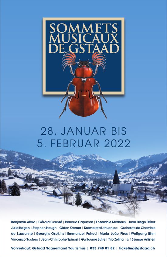 Sommets musicaux, 28. Januar - 5. Februar, Gstaad