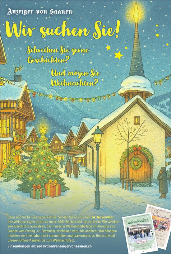 Schulhaus Bissen Saanen, Schreiben Sie gerne Geschichten?