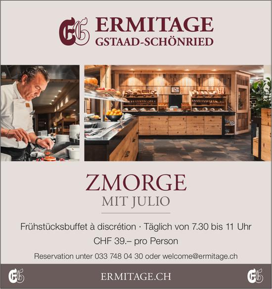 ZMORGE MIT JULIO, Frühstücksbuffet à discrétion