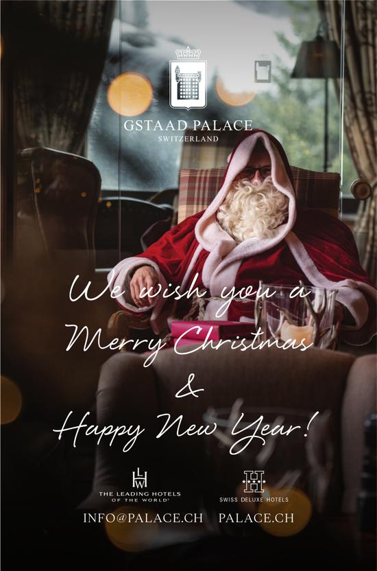 Gstaad Palace, We wish you a Merry Christmas & Happy New Year!