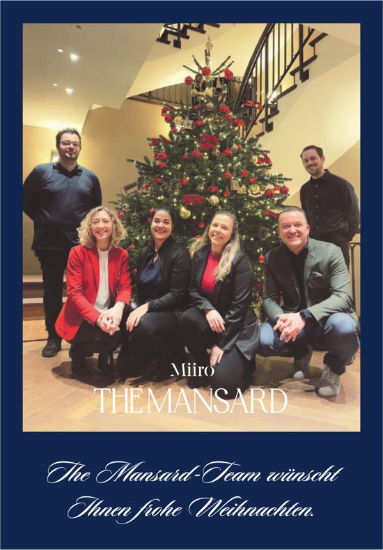 Miiro The Mansard, Gstaad - Dieses Jahr starten wir eine neue Weihnachtstradition: