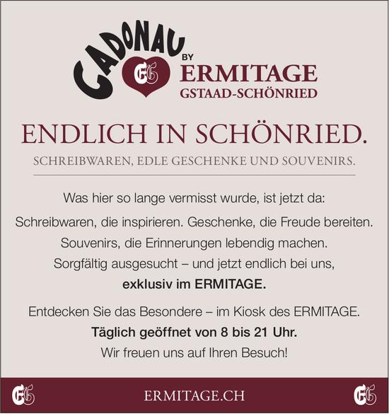 ERMITAGE GSTAAD - SCHÖNRIED, Schreibwaren, Edle Geschenke und Souvenirs.