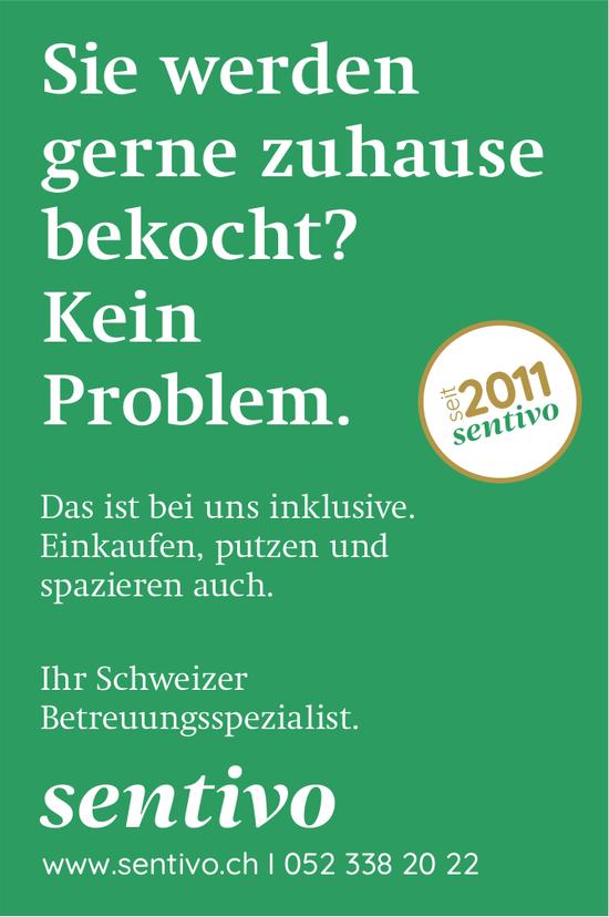 Sentivo - Sie werden gerne zuhause bekocht?