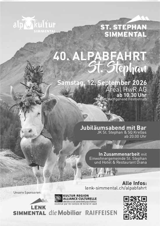 40. Alpfahrt St. Stephan, 12. September