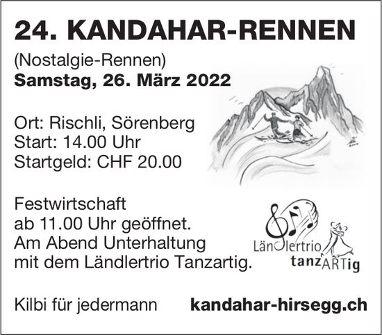 24. Kandahar-Rennen, Rischli, Sörenberg