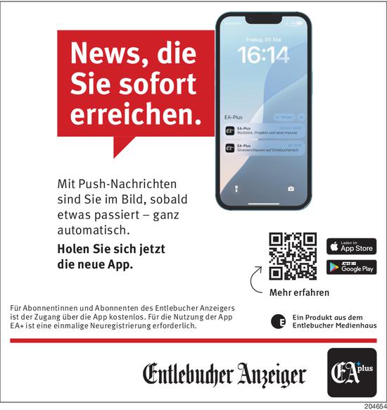 Entlebucher Anzeiger, Neue App EA+