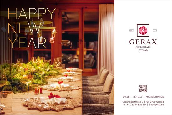 Gerax Real Estate, Gstaad - Happy New Year