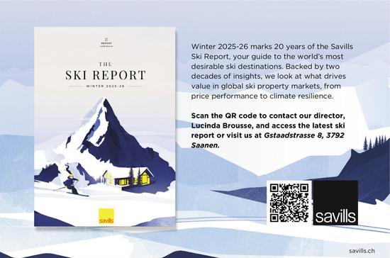 Savills, Saanen - THE SKI REPORT WINTER 2025-26