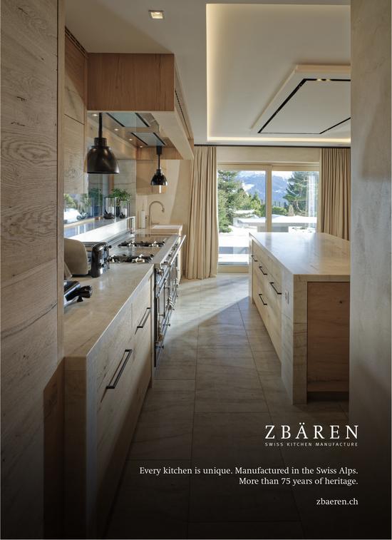 Zbären, Every kitchen is unique. Manufactured in the Swiss Alps.