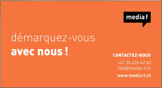 Media f SA - Démarquez-vous avec nous !