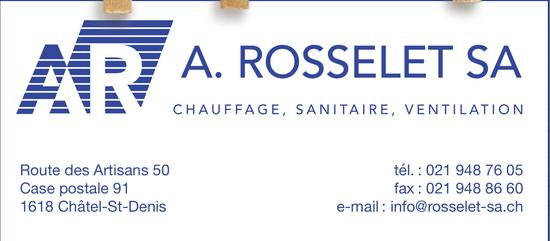 A ROSSELET SA, Châtel-St-Denis, Chauffage-sanitaire-ventilation