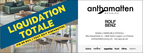 Anthamatten, Liquidation Totale