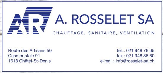 A ROSSELET SA, Châtel-St-Denis, Chauffage-sanitaire-ventilation