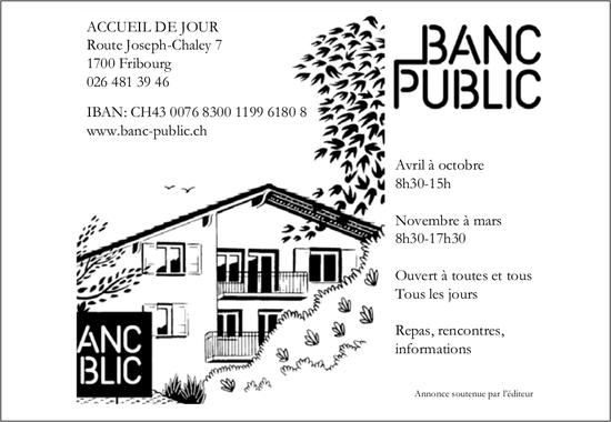 BANC PUBLIC, Fribourg - Accueil de jour