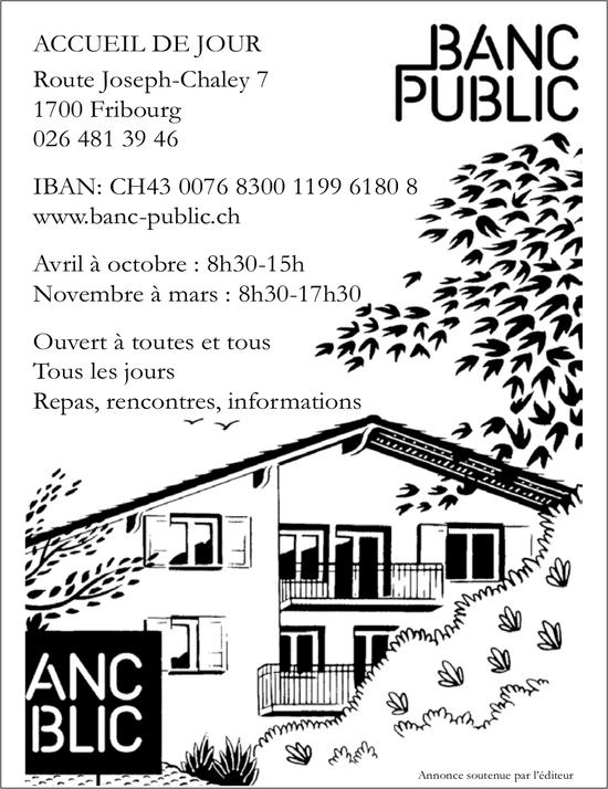 BANC PUBLIC, Fribourg - Accueil de jour