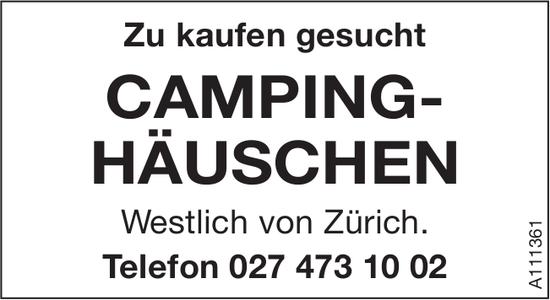 Camping-Häuschen, Westlich von Zürich, zu kaufen gesucht