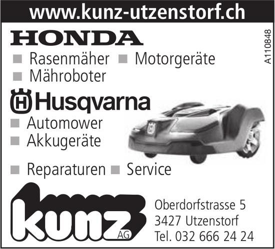 Kunz AG, Utzenstorf - HONDA, Husqvarna