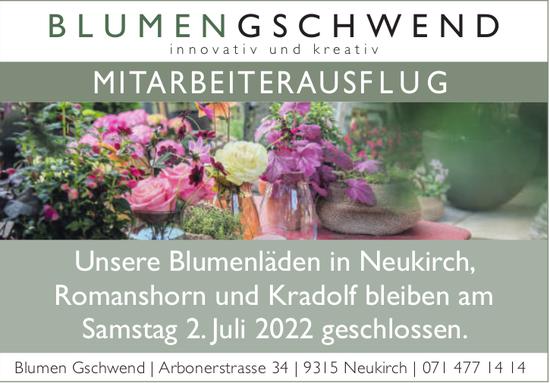 Blumen Gschwend, Neukirch - Mitarbeiterausflug 2. Juli
