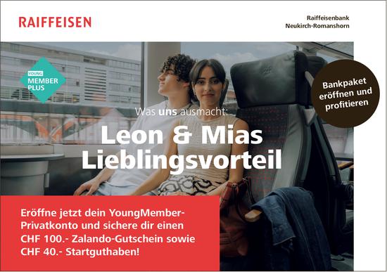 Raiffeisenbank, Eröffne jetzt dein YoungMember- Privatkonto