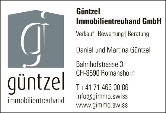 Güntzel Immobilientreuhand GmbH, Romanshorn - Verkauf | Bewertung | Beratung