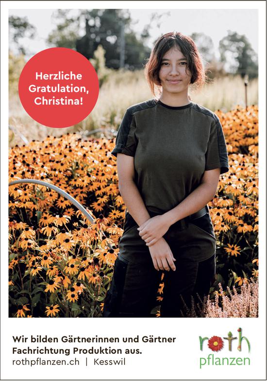Roth Pflanzen, Kesswil - Abschlussprüfung bestanden!