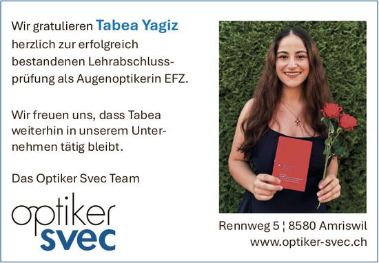 Optiker Svec, Amriswil - Abschlussprüfung bestanden!