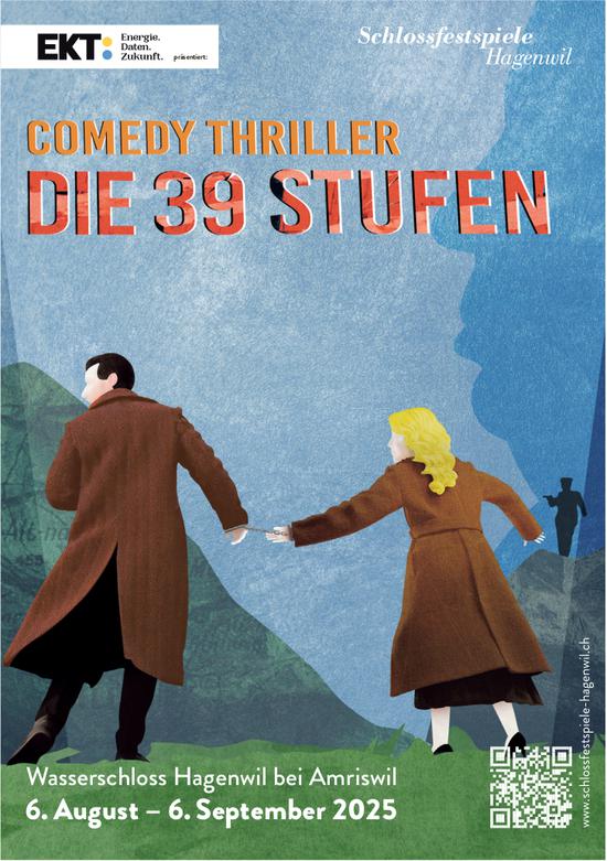 Comedy Thriller: Die 39 Stufen, 6. August - 6. September, Wasserschloss Hagenwil bei Amriswil