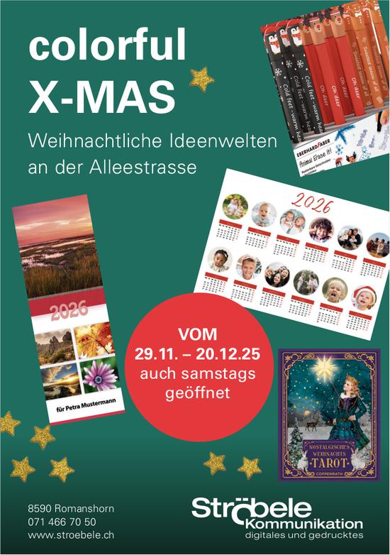 Ströbele, Romanshorn - Weihnachtliche Ideenwelten an der Alleestrasse