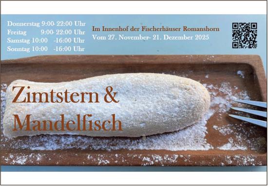 Zimtstern & Mandelfisch, 27. November - 21. Dezember, Innenhof der Fischerhäuser, Romanshorn