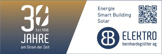 Bernhardsgrütter ag, 30 Jahre am Strom der Zeit