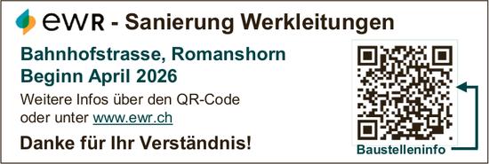 EWR, Romanshorn - Sanierung Werkleitungen
