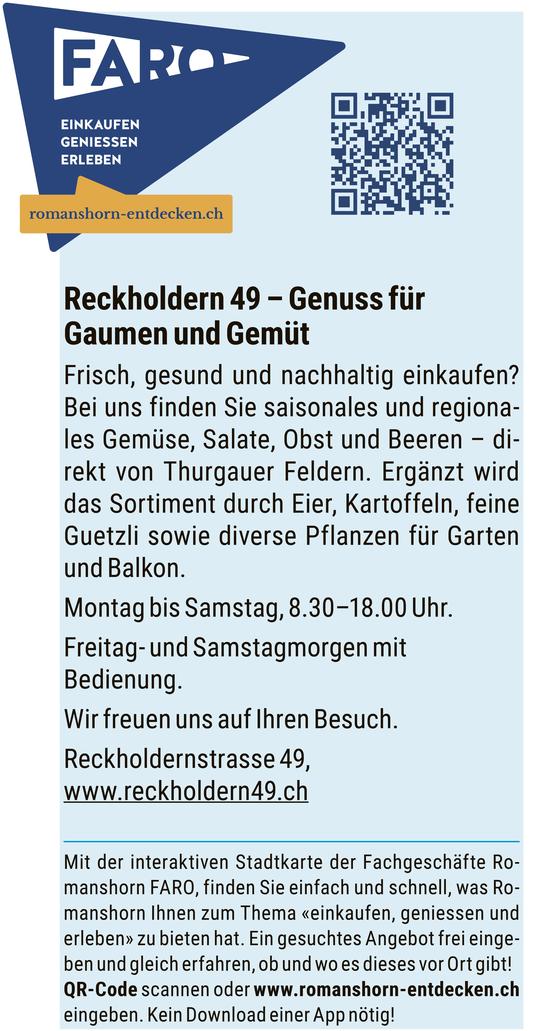 Reckholdern 49 – Genuss für Gaumen und Gemüt