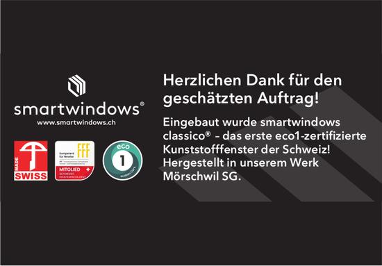 smartwindows, Mörschwil - Herzlichen Dank für den geschätzten Auftrag!