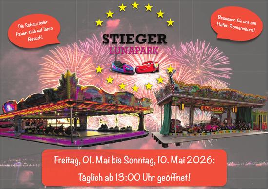 STIEGER LUNAPARK, 1. - 10. Mai, Hafen Romanshorn