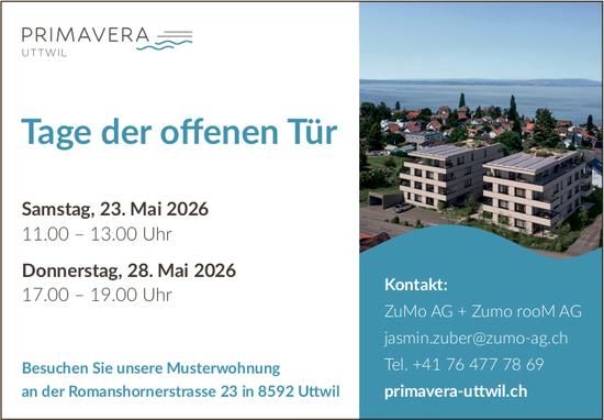 Tage der offenen Tür, 23.–28. Mai, Uttwil
