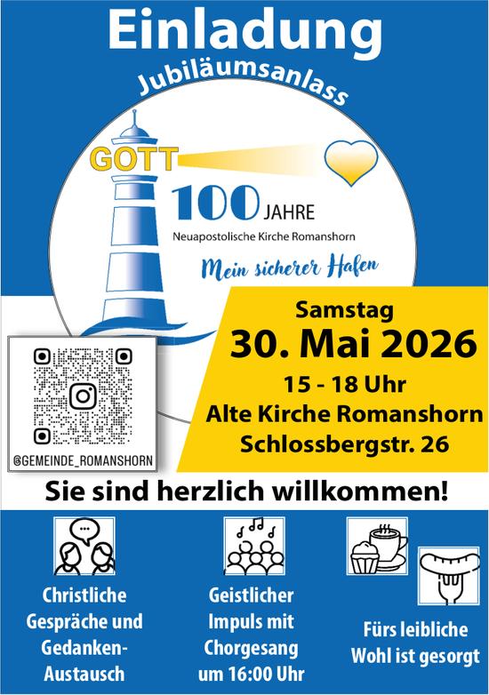 Einladung, 30. Mai, Alte Kirche