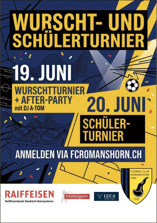 Wurscht- und Schülerturnier, 19.–20. Juni