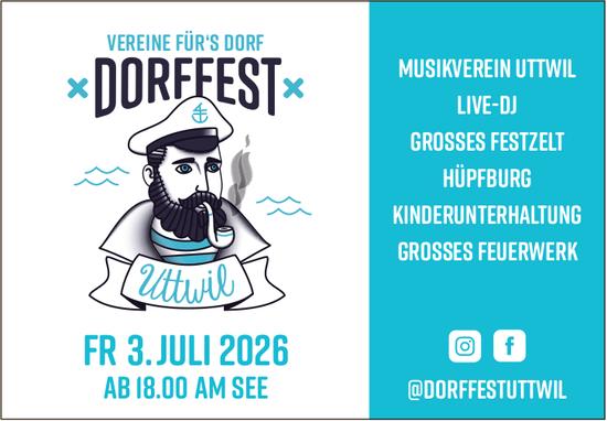 DORFFEST, 3. Juli, Am See