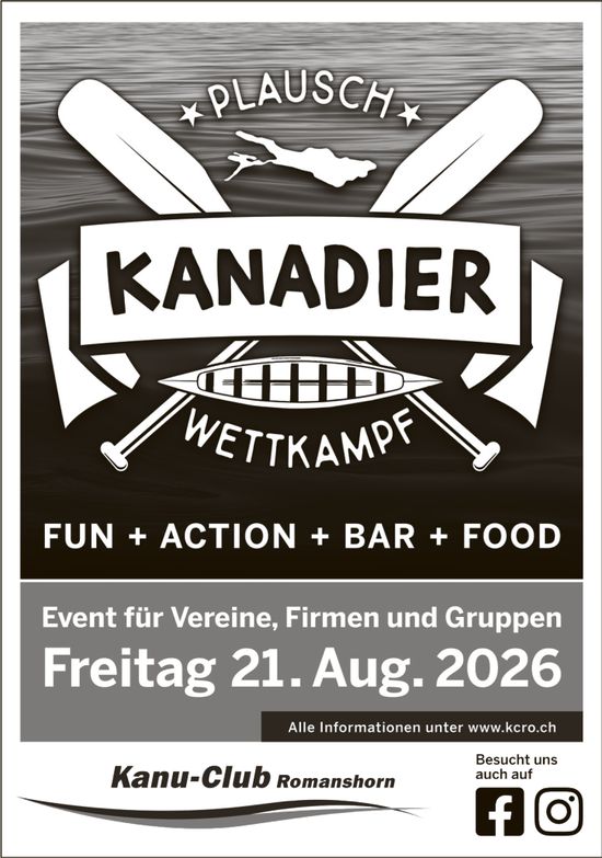 Kanadier Wettkampf, 21. August