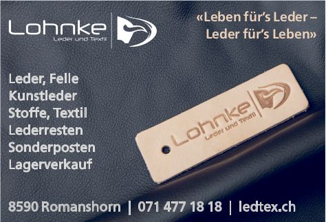 Lohnke, Romanshorn - «Leben für’s Leder – Leder für’s Leben»
