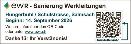ewr, Sanierung Werkleitungen
