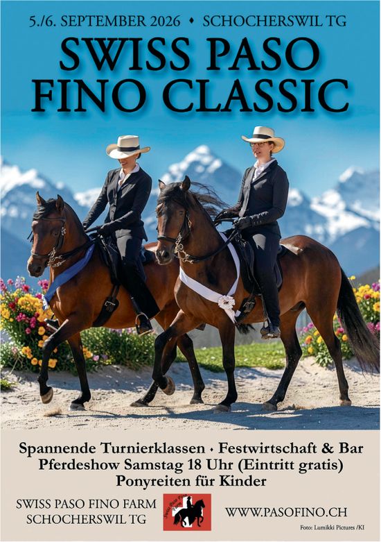 SWISS PASO FINO CLASSIC, 5. - 6. September, SCHOCHERSWIL TG