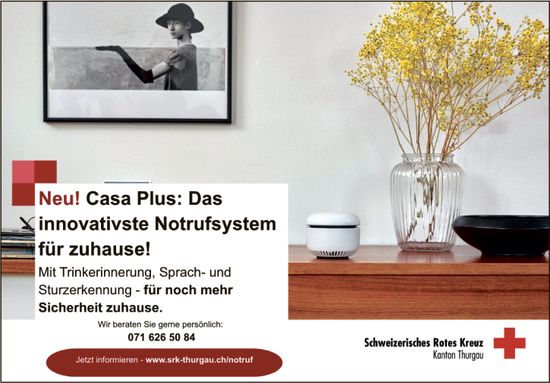 Schweizerisches Rotes Kreuz Kanton Thurgau, Das innovativste Notrufsystem für zuhause!