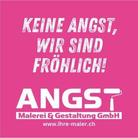 ANGST Malerei & Gestaltung GmbH, KEINE ANGST, WIR SIND FRÖHLICH!