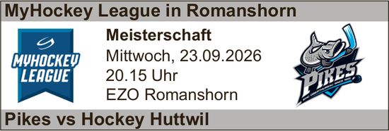 Pikes vs Hockey Huttwil, 23. September, EZO Romanshorn