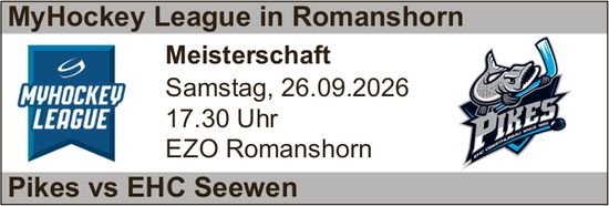 Pikes vs EHC Seewen, 26. September, EZO Romanshorn