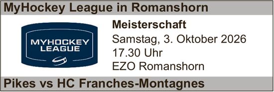 Pikes vs HC Franches-Montagnes, 3. Oktober, EZO Romanshorn
