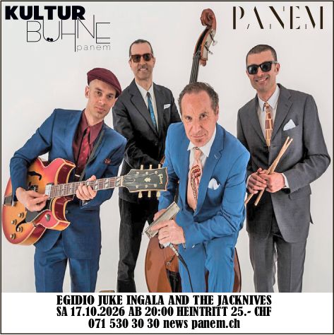 Egidio Juke Ingala and The Jacknives, 17. Oktober, Kulturbühne Panem