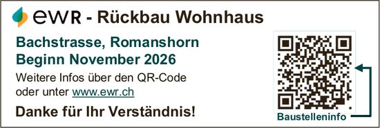 EWR, Rückbau Wohnhaus